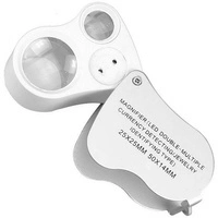 Lupa walutowa UV 25mm/x25 14mm/x50 9889A