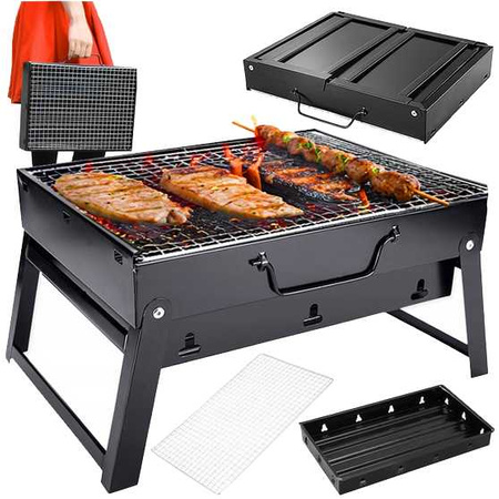 Grill turystyczny mini walizka stołowy DS-30