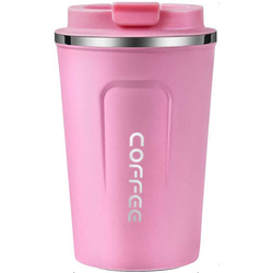 Kubek termiczny Coffee różowy 400ml DH8025