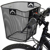 Koszyk na kierownicę rowerowy metalowy CLICK IT4157