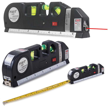 Poziomica laserowa Laser Level Pro 3 czarna VG5561