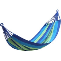 Hamak bawełniany dwuosobowy niebieski 150x200cm IT6222