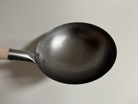 Patelnia wok stalowy 30cm głęboki PT7777