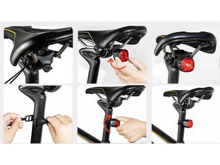 Lampka rowerowa tylna czerwona SD2345