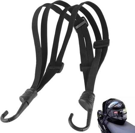 Guma na kask bagażnik rowerowa motocyklowa 70-120cm ET4959