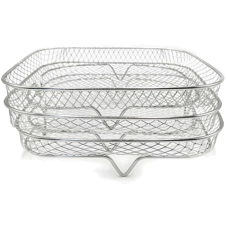 Ruszt do frytkownicy kwadratowy potrójny 21cm AT6658