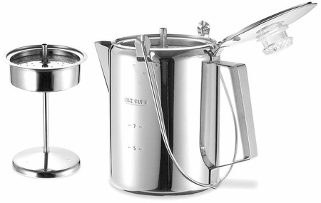 Perkolator nierdzewny kawiarka turystyczna Fox Outdoor 33305