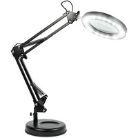 Lampa powiększająca lupa biurkowa czarna Blow LB-23