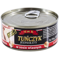 Tuńczyk jednolity w sosie własnym MK 170g 03.2028