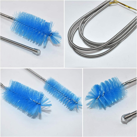 Szczotka czyścik wycior 16/30mm do mycia rur węży 160cm PT7654