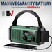 Radio awaryjne na korbkę powerbank solarne USB-C XSY330