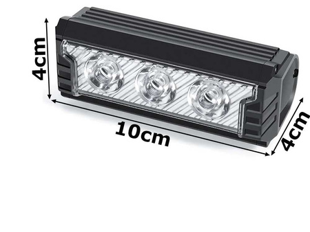 Lampka rowerowa przednia panelowa 3 LED HH5223