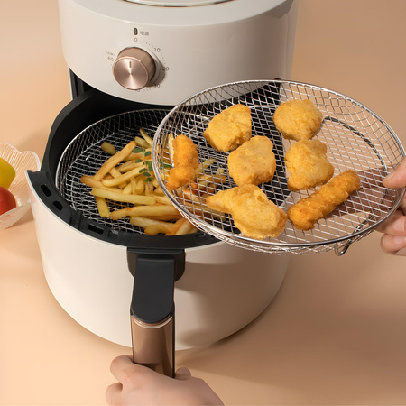 Ruszt do frytkownicy okrągły potrójny 21cm AT7083