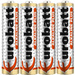 Baterie alkaliczne AAA Eurobatt Alkaline Plus 4 szt. LR03-BP4