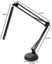 Lampka biurkowa kreślarska stawiana przykręcana czarna IT6635