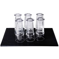 Mata silikonowa do suszenia naczyń suszarka czarna VG7960