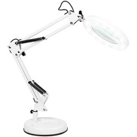 Lupa biurkowa lampa biała Blow LB-23