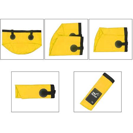 Wiadro składane turystyczne 12l żółte OT7851