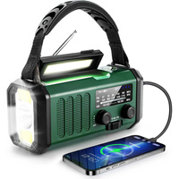 Radio awaryjne na korbkę powerbank solarne USB-C XSY330