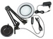Lampa powiększająca lupa biurkowa czarna Blow LB-23
