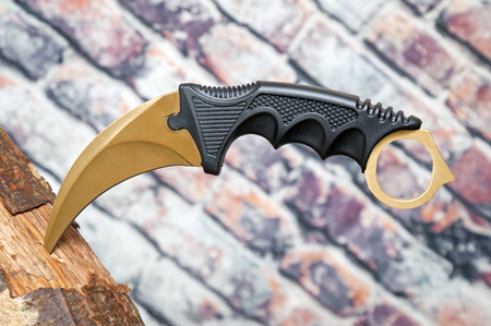 Nóż karambit złoty DM6664